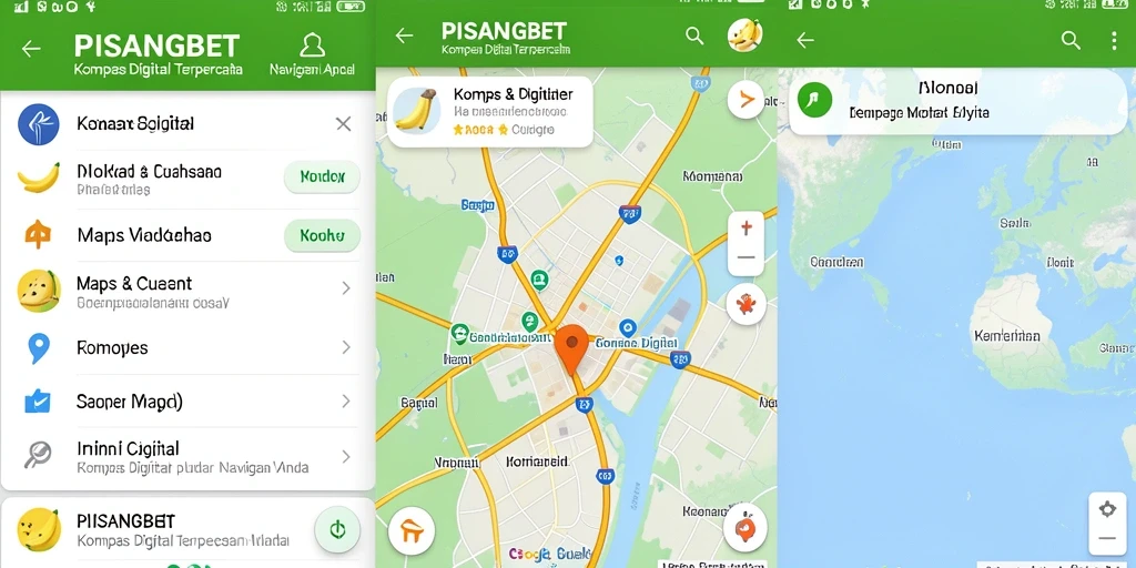 Tampilan antarmuka PISANGBET yang sederhana dan fungsional.