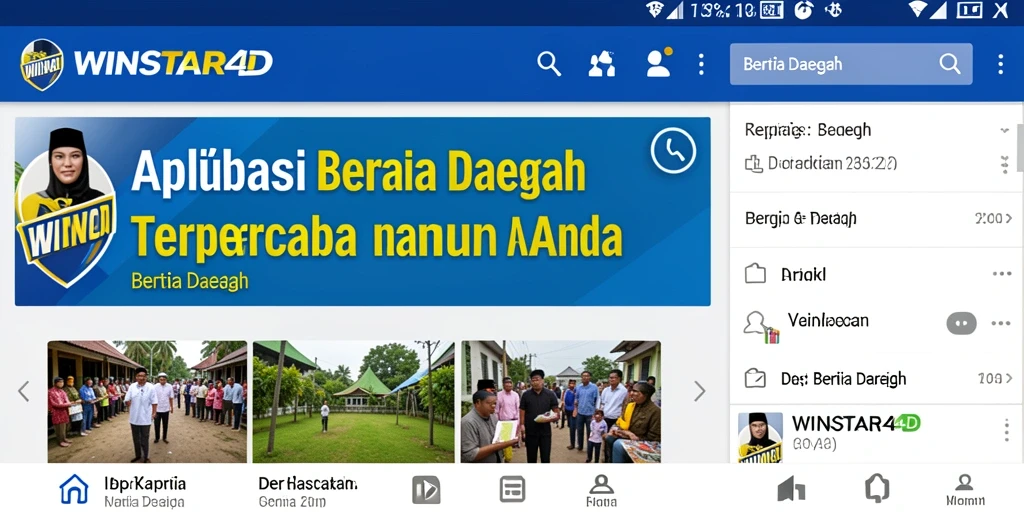 Tampilan antarmuka utama aplikasi WINSTAR4D yang informatif dan menarik.